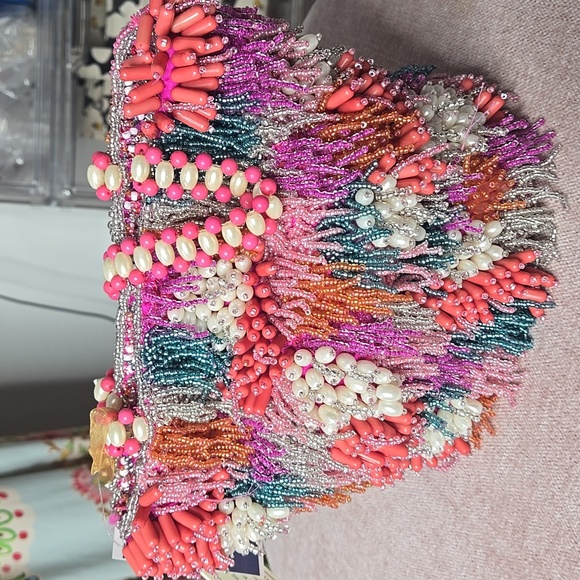 NWT Beaded India Bag - Picture 6 of 12